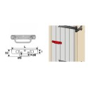 POIGNEE SUR PLATINE INOX