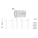 CHEVILLE METALLIQUE INOX A2