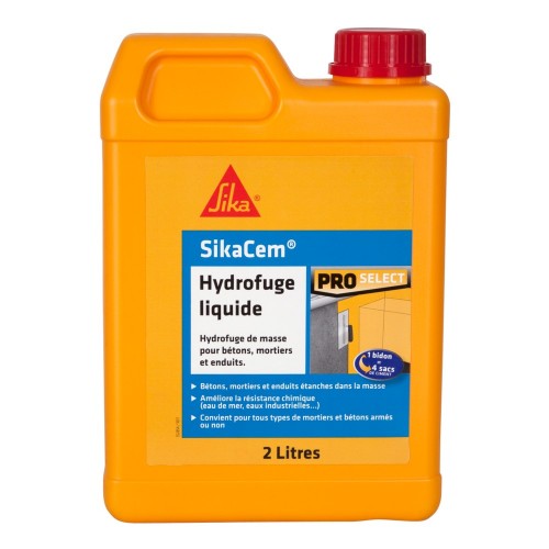 Hydrofuge pour mortier 2L