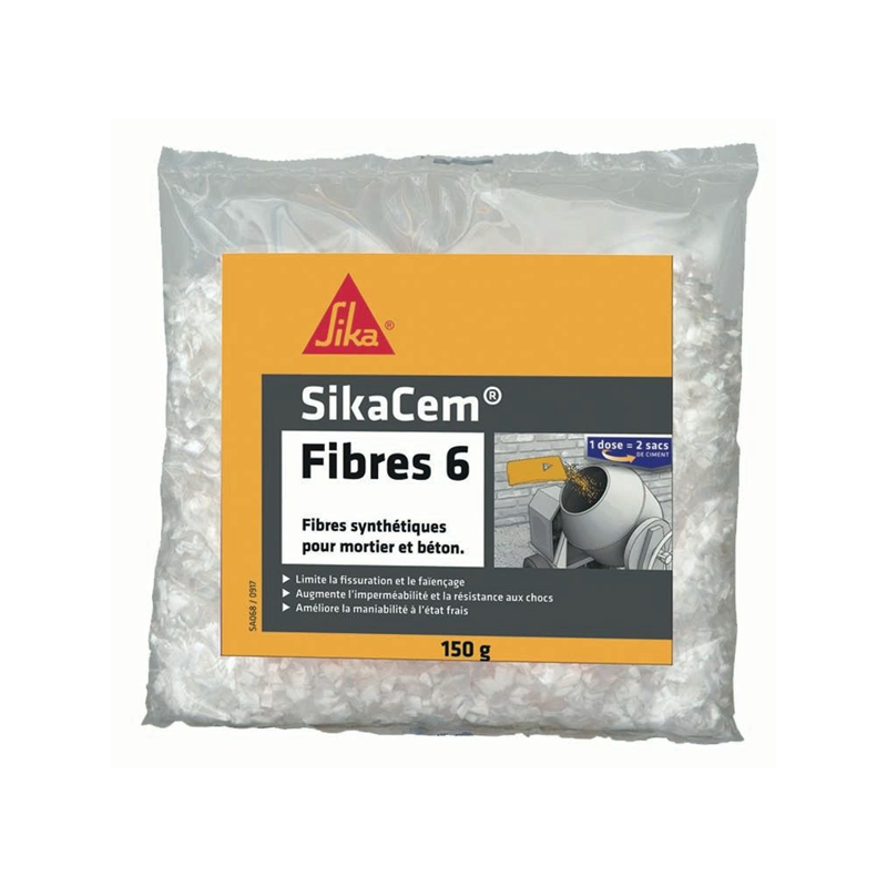 Sikacim Fibres 6mm 150Gr