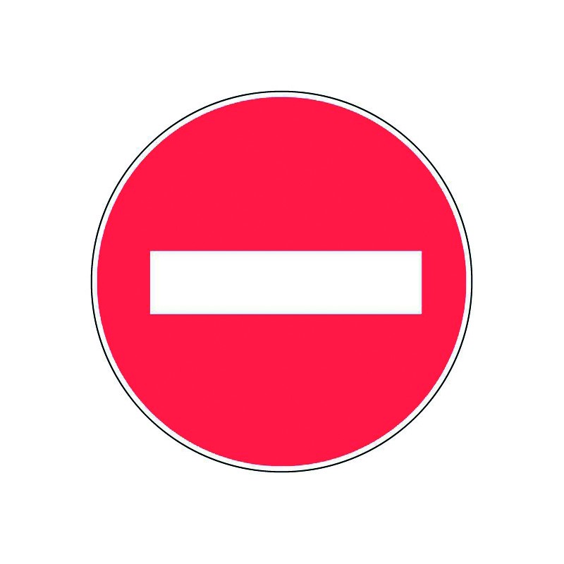 Panneau Sens interdit - Ø300mm