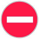 Panneau Sens interdit - Ø300mm