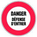 Panneau Défense d'Entrer - Ø300mm