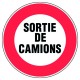 Panneau Sortie de Camions - Ø450mm