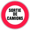 Panneau Sortie de Camions - Ø450mm