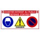 Panneau de chantier multi-information - 800x400mm