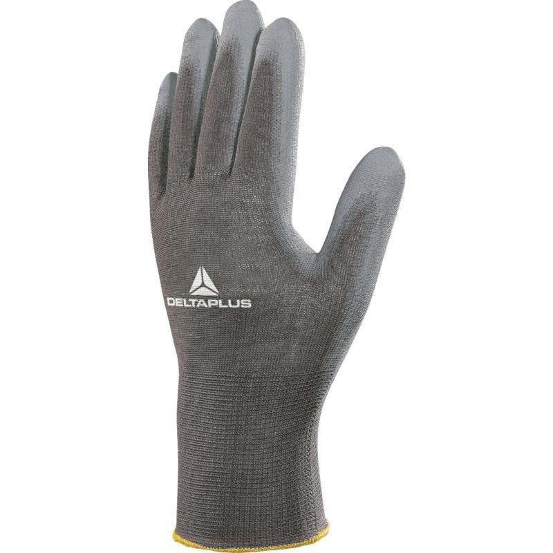 GANTS TRICOTE POLYAMIDE - PAUME ENDUIT PU - VE702GR