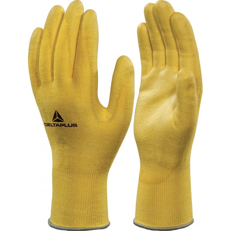 GANTS TRICOT DELTANOCUT® - PAUME ENDUIT PU - VENICUT32