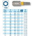 EMBOUT VISSAGE TORX
