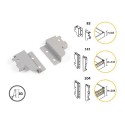 JEU DE FIXATIONS POUR TIROIR 83MM