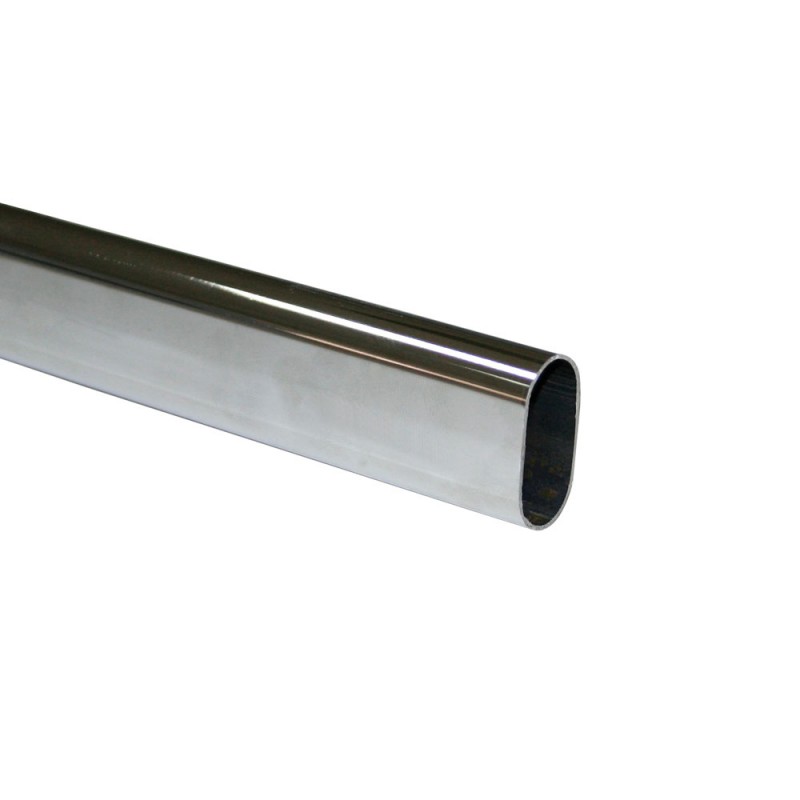 BARRE EN ACIER CHROME POUR ARMOIRE