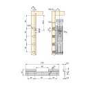 FERRURE DE SUSPENSION + PLETINE
