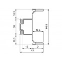 PROFIL CENTRAL GOLA COURBE VERTICAL