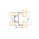 PROFIL CENTRAL GOLA COURBE VERTICAL