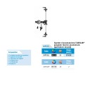 ACCESSOIRES ESPAGNOLETTE TURBAIN ALU BLANC