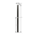 TRINGLE PLATE ECO POUR ESPAGNOLETTE