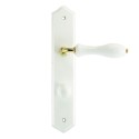 ENSEMBLE PLAQUE BOIS LAQUE BLANC