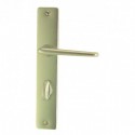 ENSEMBLE PLAQUE SAMOENS ALU CHAMPAGNE