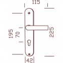 ENSEMBLE PLAQUE ECUME INOX MAT