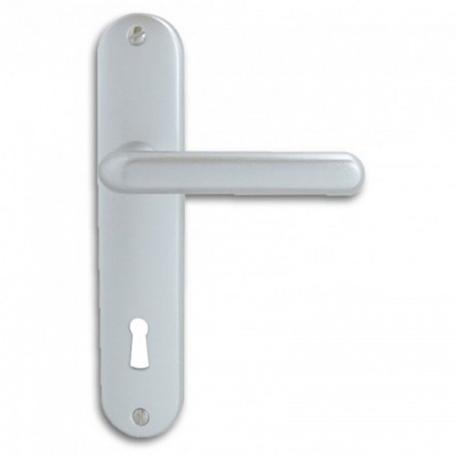 ENSEMBLE PLAQUE TIGNES ALU ARGENT