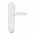 ENSEMBLE PLAQUE TIGNES ALU BLANC