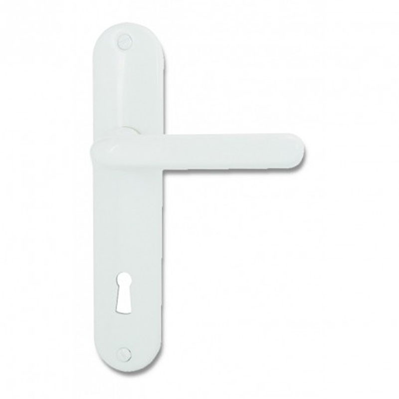 ENSEMBLE PLAQUE TIGNES ALU BLANC