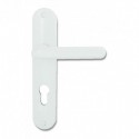 ENSEMBLE PLAQUE TIGNES ALU BLANC