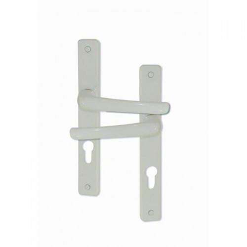 ENSEMBLE PLAQUE ETROITE BASIQUE 2 ALU BLANC
