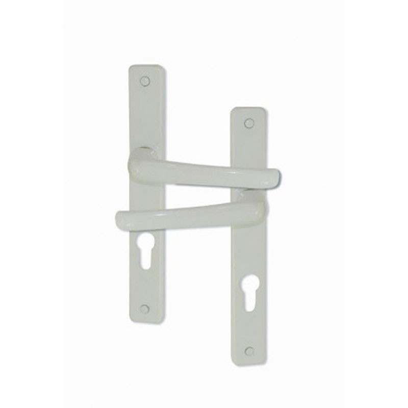 ENSEMBLE PLAQUE ETROITE BASIQUE 2 ALU BLANC