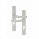 ENSEMBLE PLAQUE ETROITE BASIQUE 2 ALU BLANC