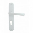 ENSEMBLE PLAQUE BRIANCON ALU BLANC