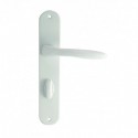 ENSEMBLE PLAQUE BRIANCON ALU BLANC