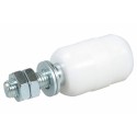 ROULEAU GUIDE EN NYLON PORTAIL COULISSANT