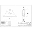 ROUE GORGE RONDE - SUPPORT INT - DG16