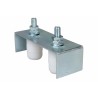 PLAQUE GUIDE SUP A 2 ROULEAUX REGLABLES