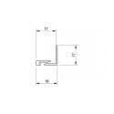 CORNIERE BASSE POU PORTE COULISSANTE P110