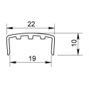 PROFIL U POUR PORTE COULISSANTE P110