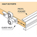GUIDE HAUT POUR RAIL P110