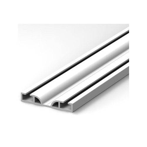 RAIL BAS POUR PORTE COULISSANTE P610 PVC