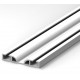 RAIL BAS POUR PORTE COULISSANTE P610 PVC