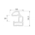 POIGNEE POUR PORTE COULISSANTE P610 PVC
