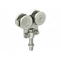 MONTURE 4 GALETS ACIER POUR RAIL 5040