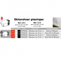 OBTURATEUR PLASTIQUE
