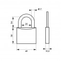 JEU DE 3 CADENAS TYPE1 - 45MM