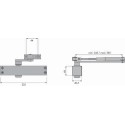 FERME-PORTE HR150 (BLANC)