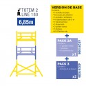 ECHAFAUDAGE ROULANT TOTEM 2 LINE 180