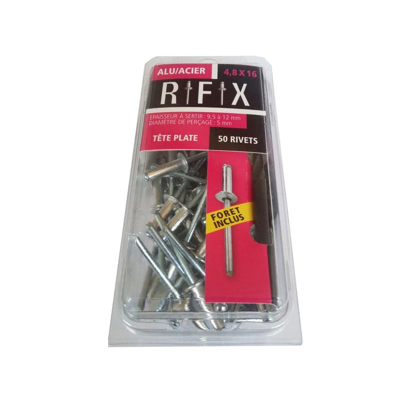 RIVETS ALU/ACIER TP AVEC FORET