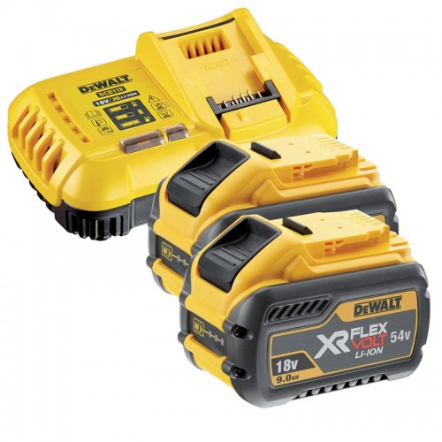 PACK 2 BATTERIES 54V 9AH + CHARGEUR DCB118X2-QW