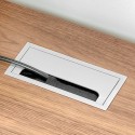 PASSE-CABLES RECTANGULAIRE ALUMINUM