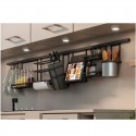 ETAGERE A USTENSILES DE CUISINE TITANE